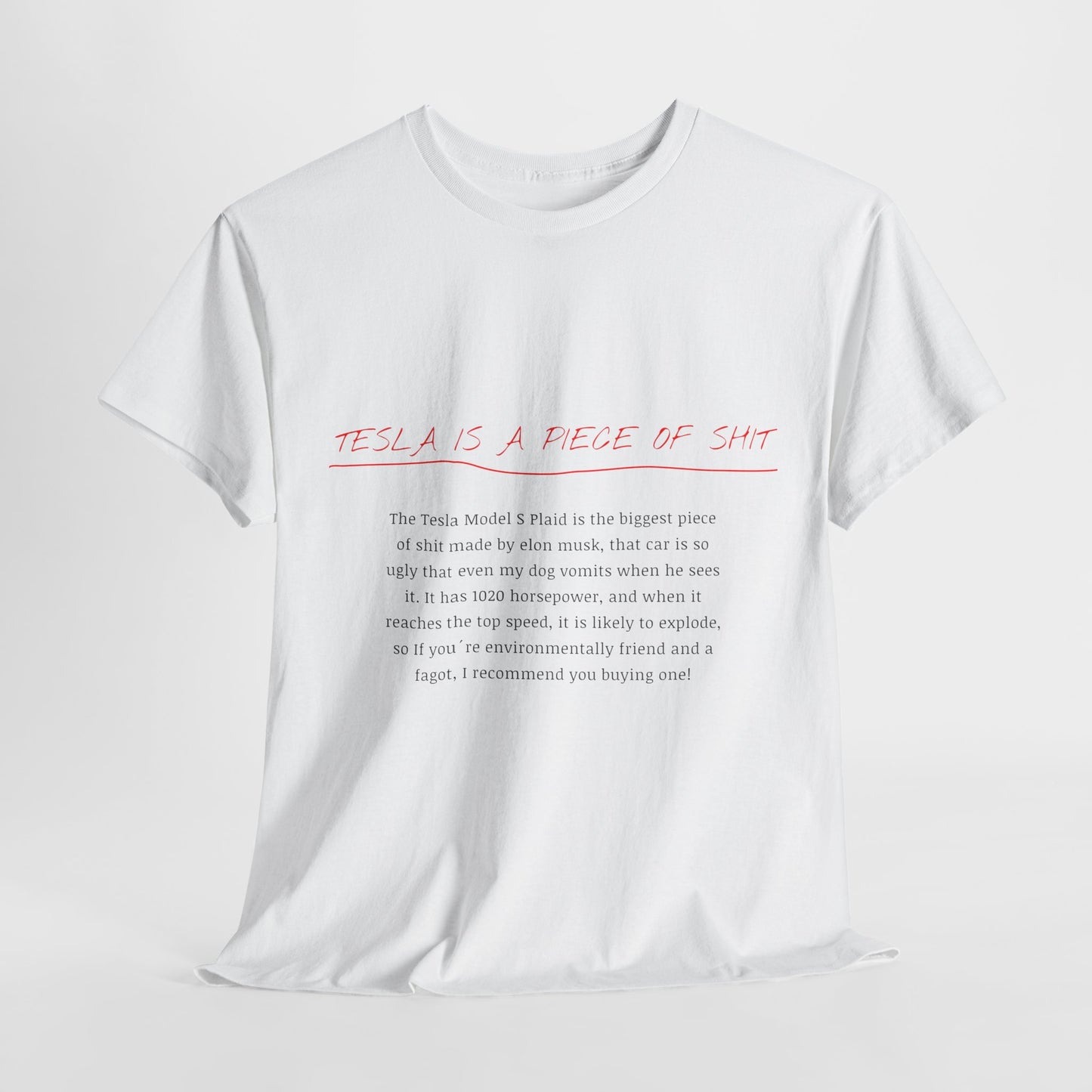 Fuck Tesla T-Shirt