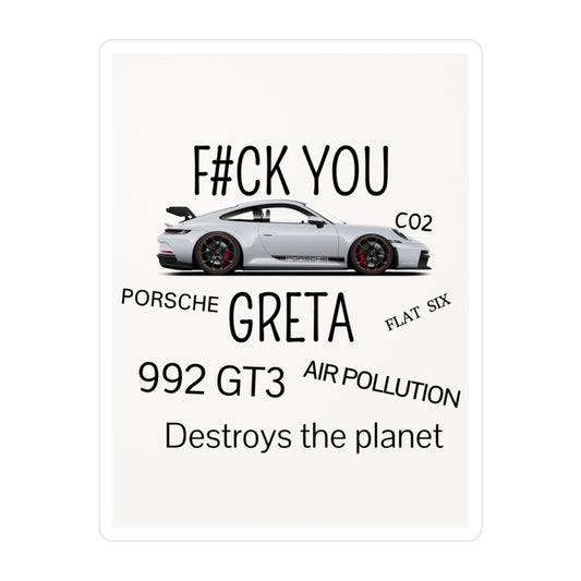 F#ck You Greta GT3 Sticker